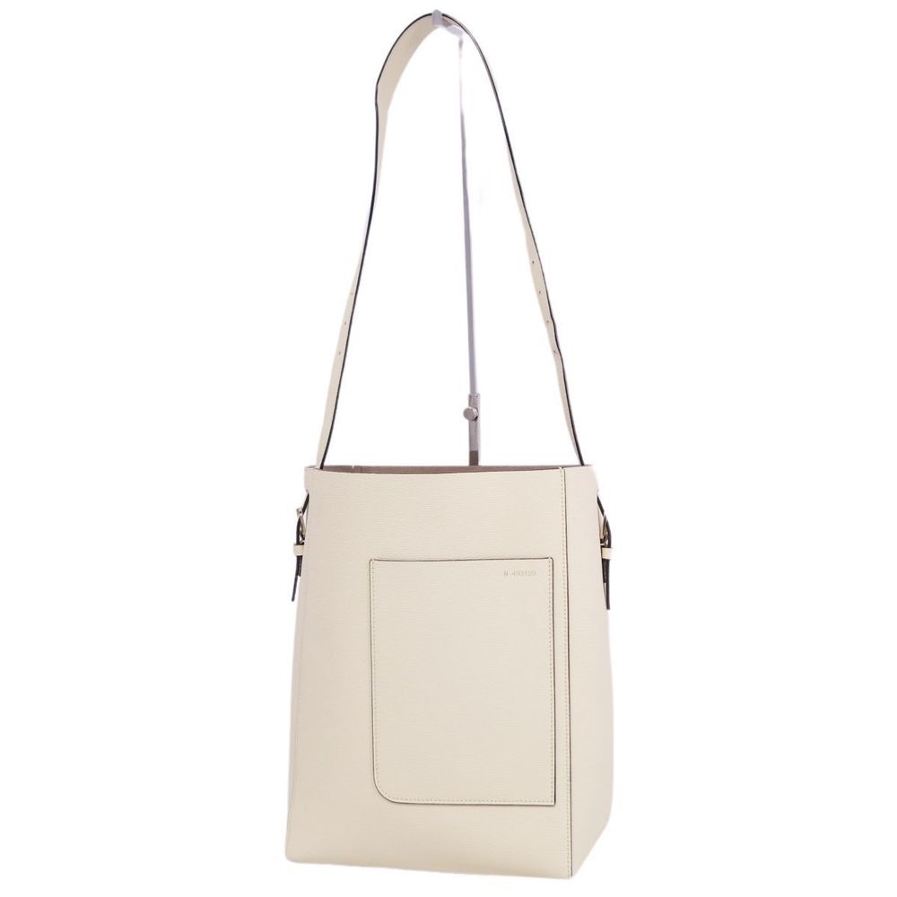 Valextra Bucket Bag Medium Tote Bag Leather Ivory